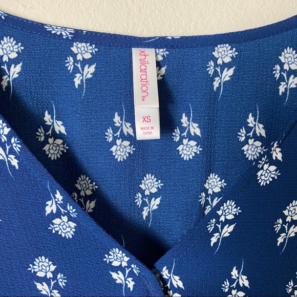 Y2K Romper Womens XS Flowy Floral Long Sleeve Bell Drapey Indie Flowey‎ Milky - Picture 6 of 10